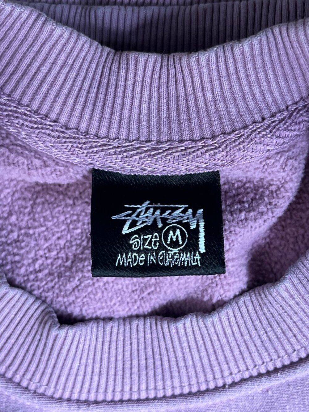 Stussy Basic Crewneck Sweatshirt M - Picture 3 of 6